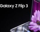 A render of how the Galaxy Z Flip3 could look, according to LetsGoDigital. (Image source: LetsGoDigital)