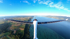 The company aims at surpassing 10,000 metres of altitude. A SolarStratos plane pictured. (Image source: SolarStratos)