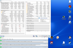 Measurements during the CPU stress test