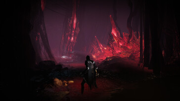 An image showing a red environment in Thymesia.