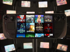 Stardew Valley is the most played game on the gaming handheld in July 2025. Pictured: an edited image of the Steam Deck. (Image source: Valve)