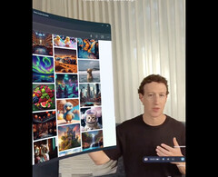 Meta CEO Mark Zuckerberg talks about Apple Vision Pro, recorded with the Quest 3&#039;s mixed reality passthrough system (image: @zuck / Instagram)
