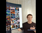 Meta CEO Mark Zuckerberg talks about Apple Vision Pro, recorded with the Quest 3's mixed reality passthrough system (image: @zuck / Instagram)