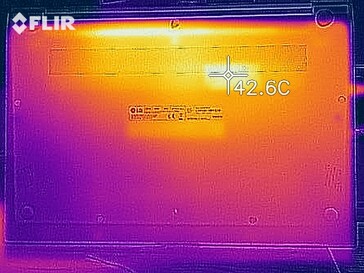 Heat development - bottom (load)