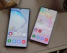 The Samsung Galaxy Note 10 phones. (Source: Yahoo)