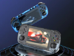 The R36H Pro Max is a relatively affordable retro gaming handheld with dual joysticks. (Image source: via AliExpress)