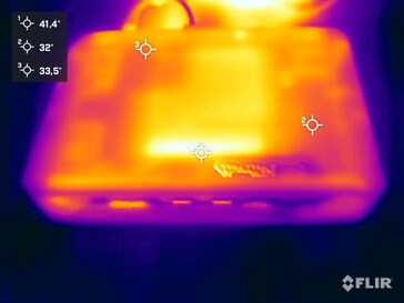 Asus ROG NUC in idle mode (top side)