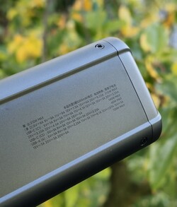 The Xiaomi powerbank's connections and specifications