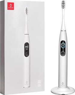 The Oclean X Pro Elite in the white version