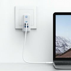 The Anker PowerPort+ Atom III 2-port charger. (Source: Anker)