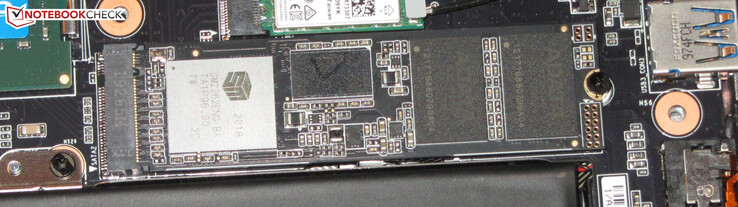 An NVMe SSD serves as system drive.