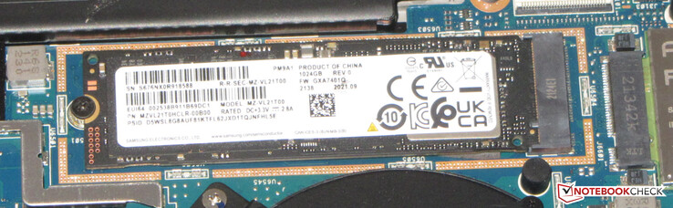 An NVMe SSD serves as system drive.