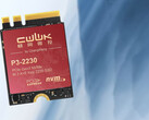 The CWWK SSD. Promo image with a blue-white gradient in the background