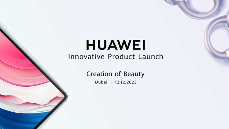 Huawei announces a new product event. (Source: Huawei)