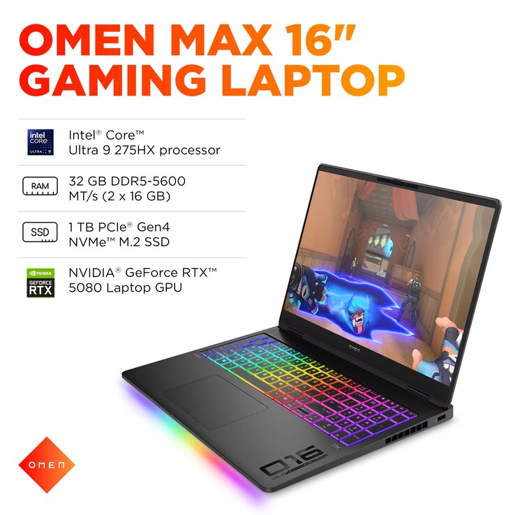 HP Omen 16 Max specifications (image source: @MysteryLupin on X)