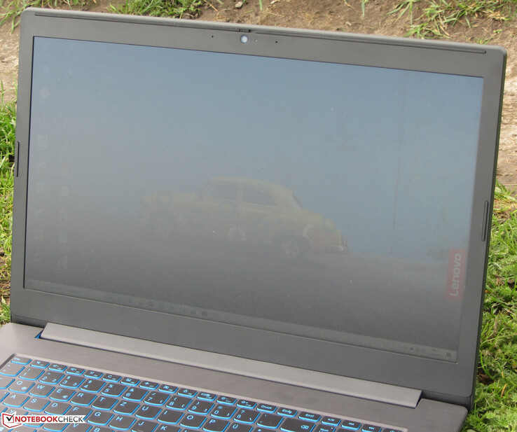 The IdeaPad outdoors