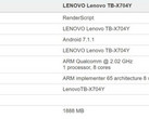 Lenovo TB-X704Y details leaked on GeekBench, launch expected for IFA 2017