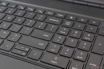 Full-size NumPad keys offer the same crisp feedback as the main QWERTY keys