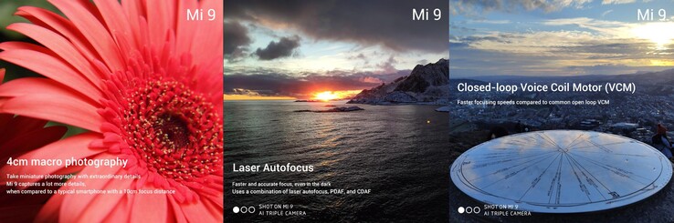 Photos taken with the Xiaomi Mi 9. (Source: Twitter/Xiaomi UK)