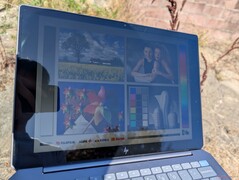 Outdoors under sunlight