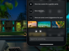 The Philips Hue app could soon have an AI assistant. (Image source: Signify)