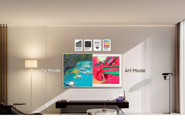 Samsung's The Frame Pro TV has a Neo QLED display with mini LEDs. (Image source: Samsung)