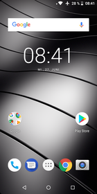 Gigaset GS185: Android homescreen