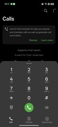 Oppo Find X9s Pro: Default dialer