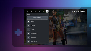 Widgets on the new mode of Xbox Game Bar (Image source: Xbox)