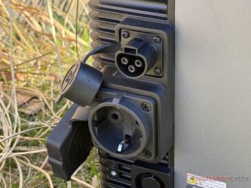 AC output + off-grid socket