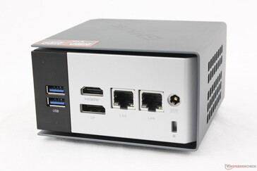 Rear: USB-A 2.0, DisplayPort 2.1, HDMI 2.1, 2x RJ-45 (2.5 Gbps), Kensington Lock, AC adapter