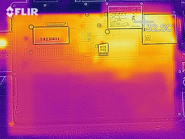 Thermal imaging during idle - bottom