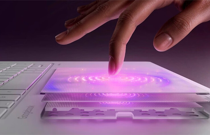 Lenovo also includes a haptic touchpad.