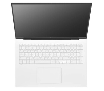 LG Gram 17: Keyboard and touchpad. (Image Source: LG)