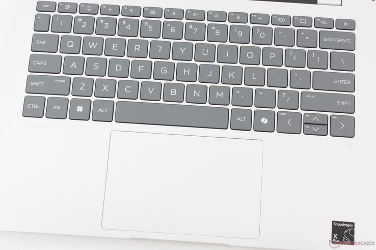 Comfortable backlit keys with spacious (~12.5 x 8 cm) clickpad