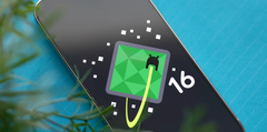 An Android 16 Easter egg. (Image source: 9to5Google via YouTube)