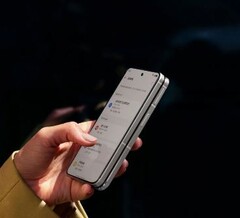 Apple&#039;s first foldable seems set to sized similarly to the OPPO Find N2. (Image Source: OPPO)