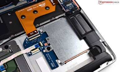 The inside of the smart-card reader