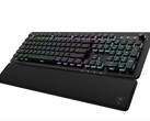 Turtle Beach Vulcan II XP Air mechanical gaming keyboard with its detachable soft wrist rest.