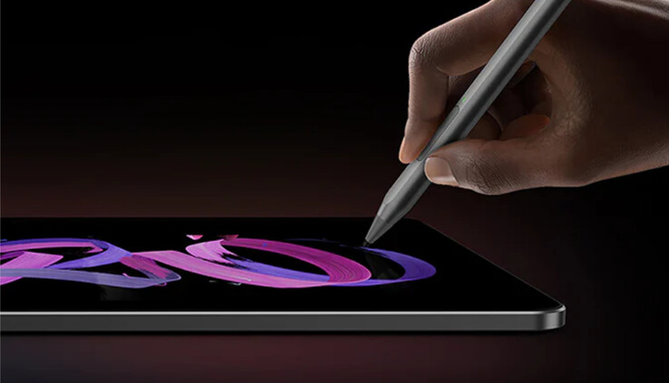 The Teclast T65 Max 2025 supports 4,096 pressure levels for use with active styluses. (Image source: Teclast)