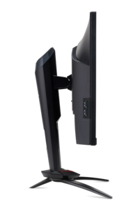 Acer Predator XB273U GX showing side USB ports (Image source: Acer)