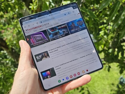 The Galaxy Z Fold5's internal display