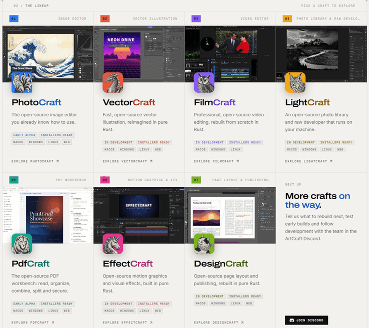 The Adobe Suite recontructed