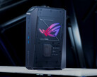 Two configurations of the ROG GR70 are currently available. Pictured: a side view of the mini PC