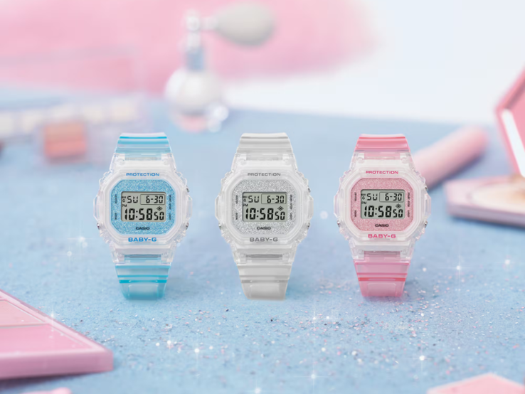 From left to right: the Casio G-Shock BGD565GC-2, BGD565GC-7 and BGD565GC-4 watches. (Image source: Casio)