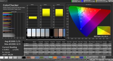 CalMAN color accuracy