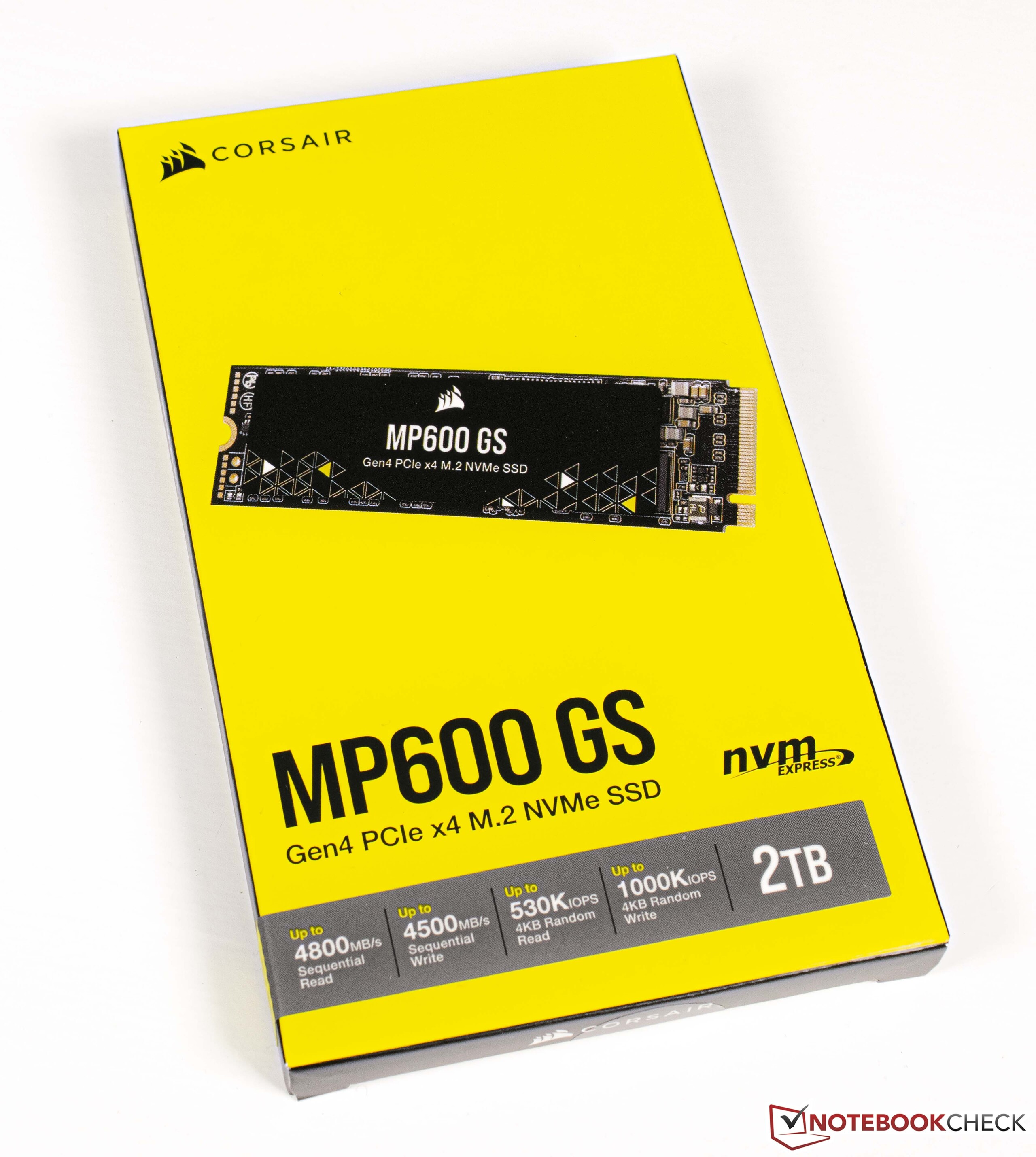 Skubbe Mose Betaling Corsair MP600 GS 2TB SSD in review: Fast SSD for laptops, desktop and mini  PCs - NotebookCheck.net Reviews