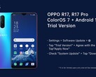 These OPPO phones now have an Android 10 beta program. (Source: Twitter)