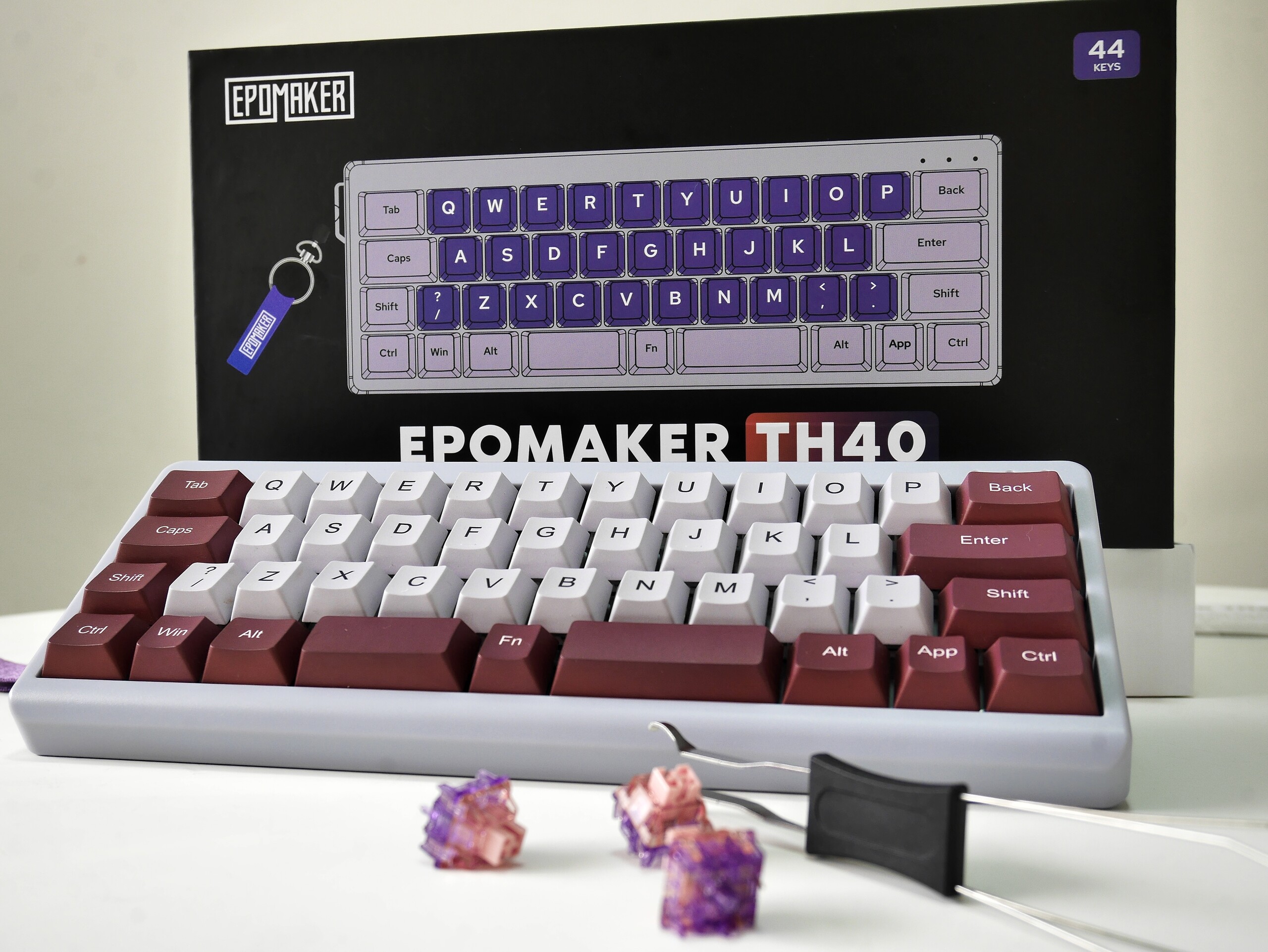The Epomaker TH40 is designed with portability in mind.