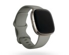 The Fitbit Sense is available in silver with a Sage Grey watch band. (Image source: Fitbit)